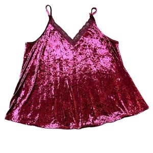 Torrid Crushed Velvet Tank top